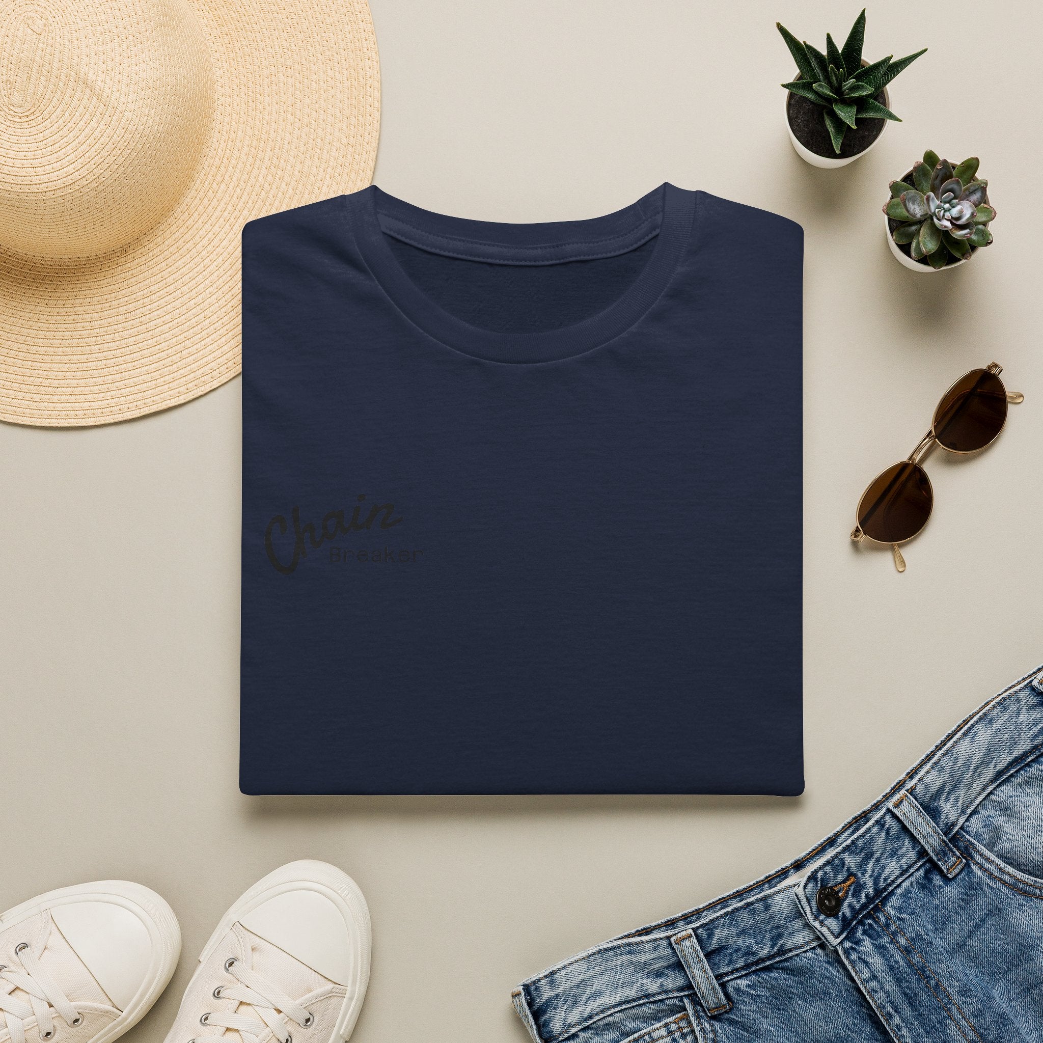 Men's Chain Breaker T-Shirt — Minimal Inspirational Faith Tee
