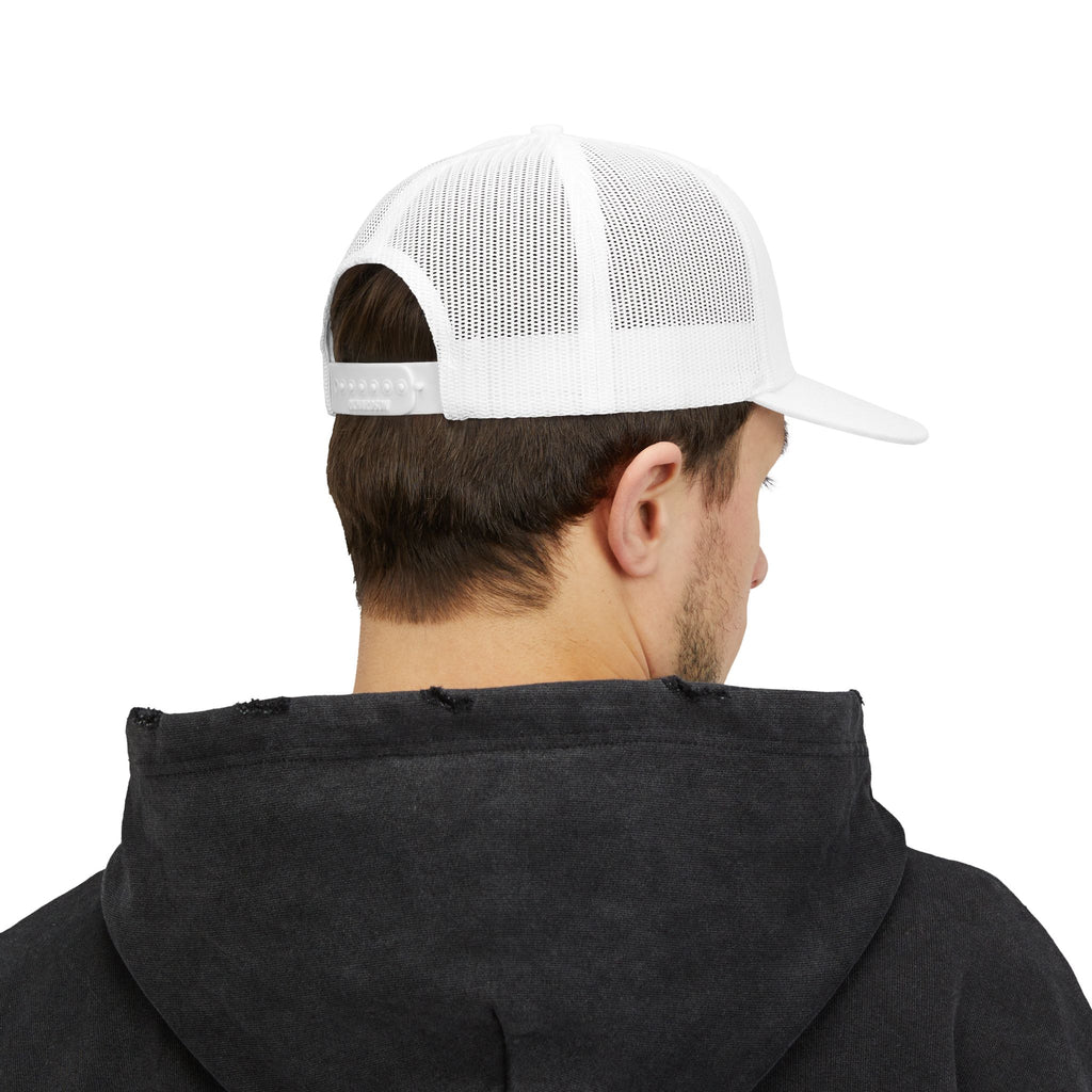 Snapback Trucker Cap — DJ Earth Angel Sacred Sounds Winged Logo