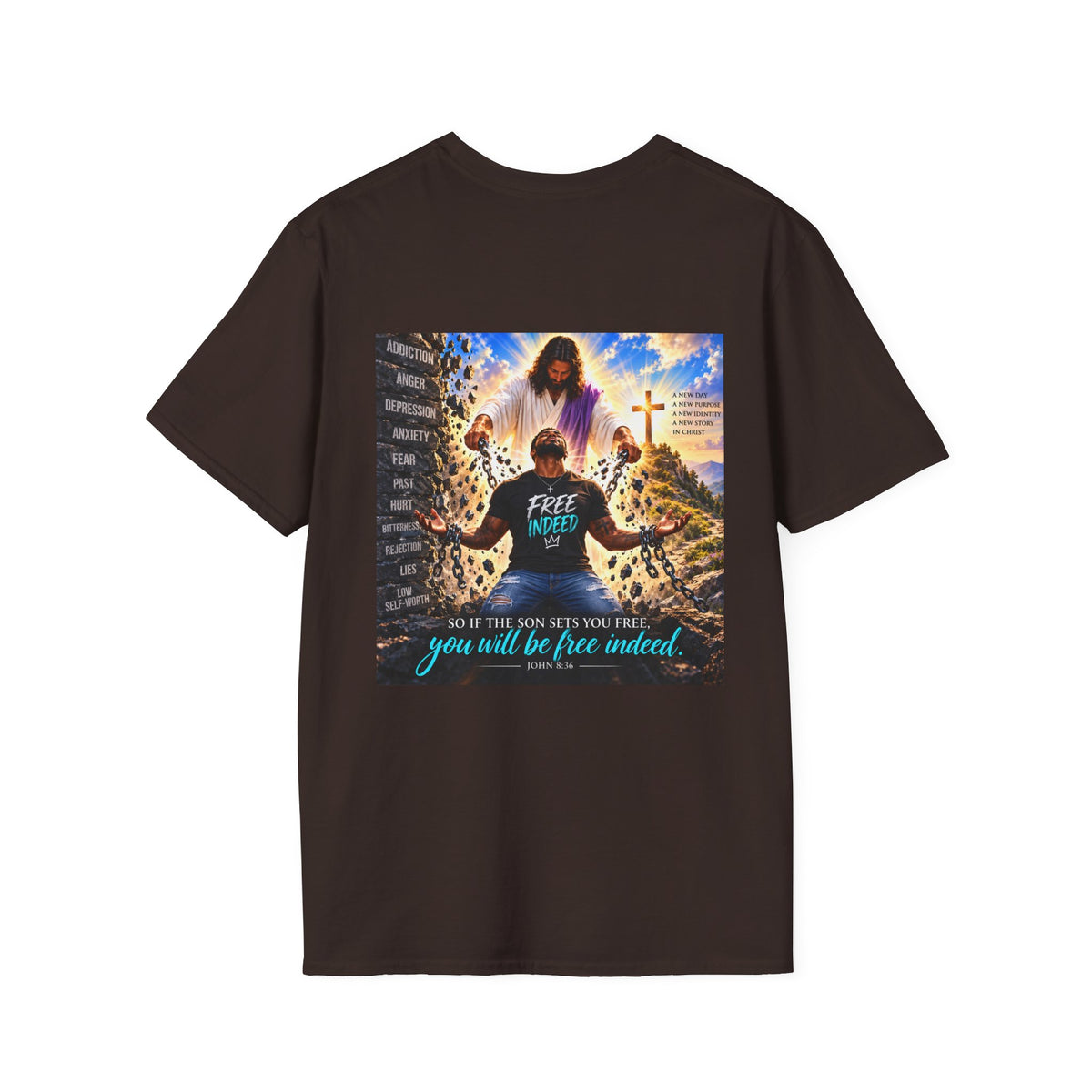 Men's Chain Breaker T-Shirt — African American Man