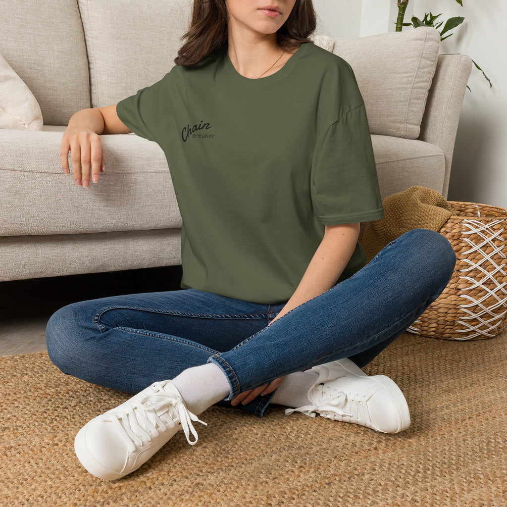 Men's Chain Breaker T-Shirt — Minimal Inspirational Faith Tee