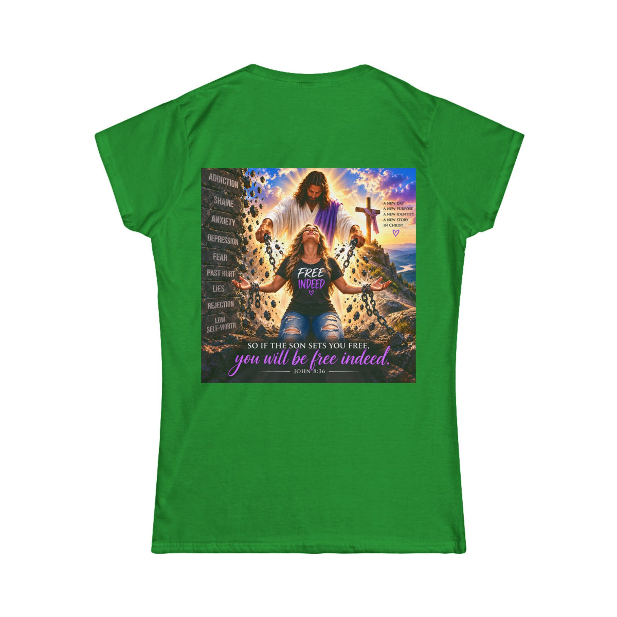 Women's Tee - Blonde Chain breaker