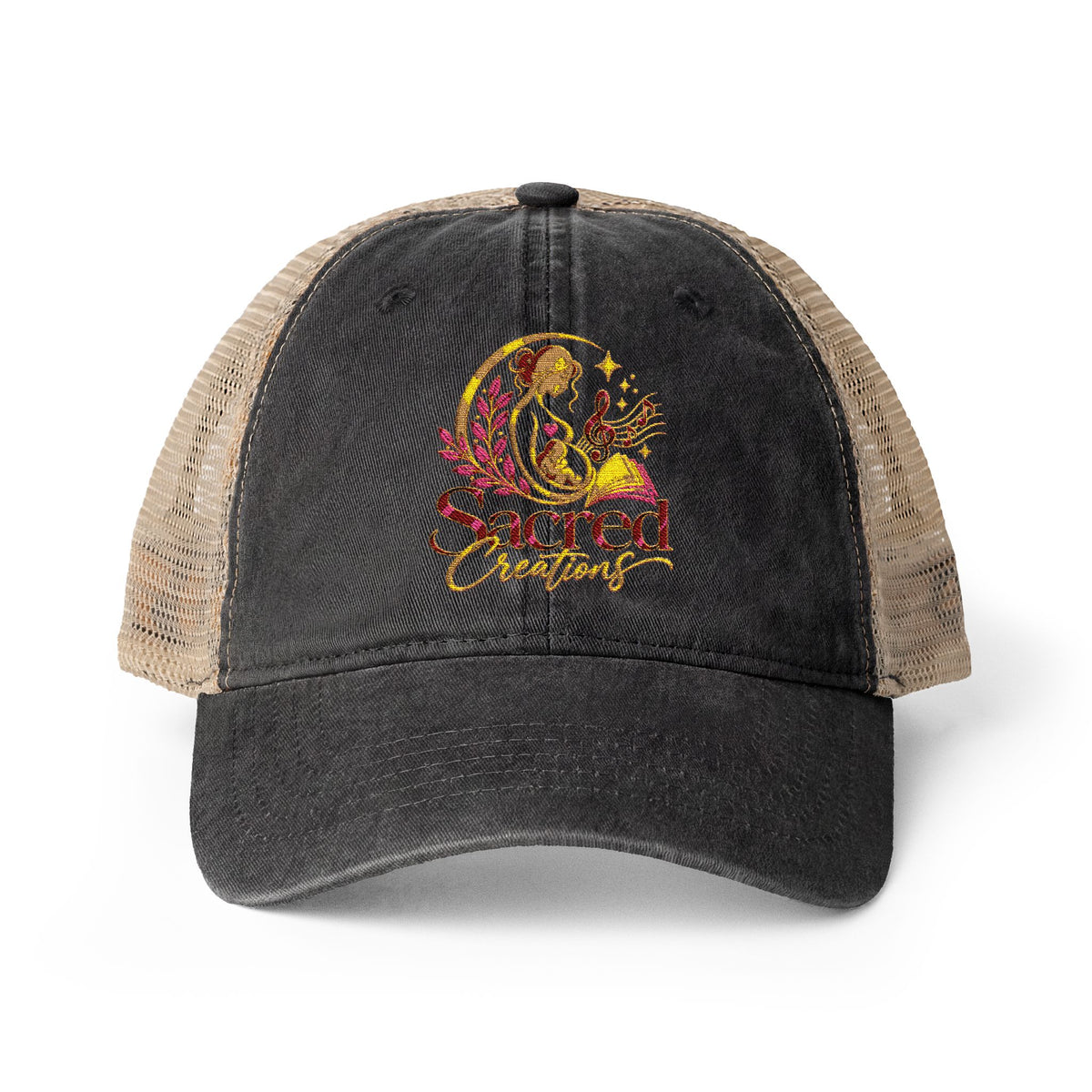 Women's "Sacred Creations" Washed Mesh-Back Cap