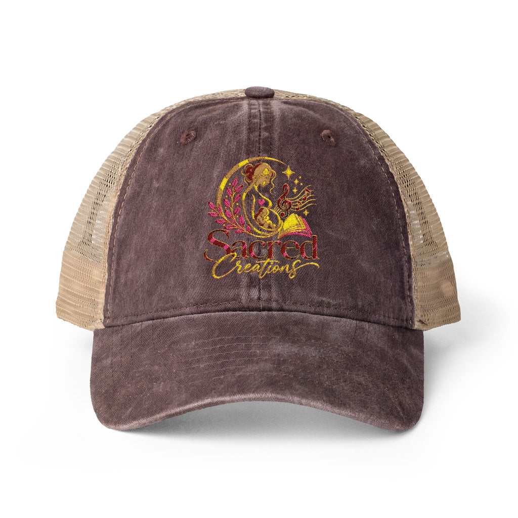 Women's "Sacred Creations" Washed Mesh-Back Cap