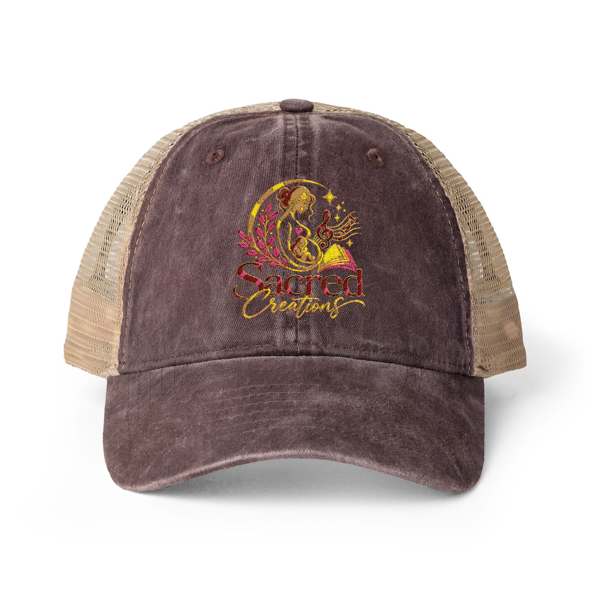 Women's "Sacred Creations" Washed Mesh-Back Cap