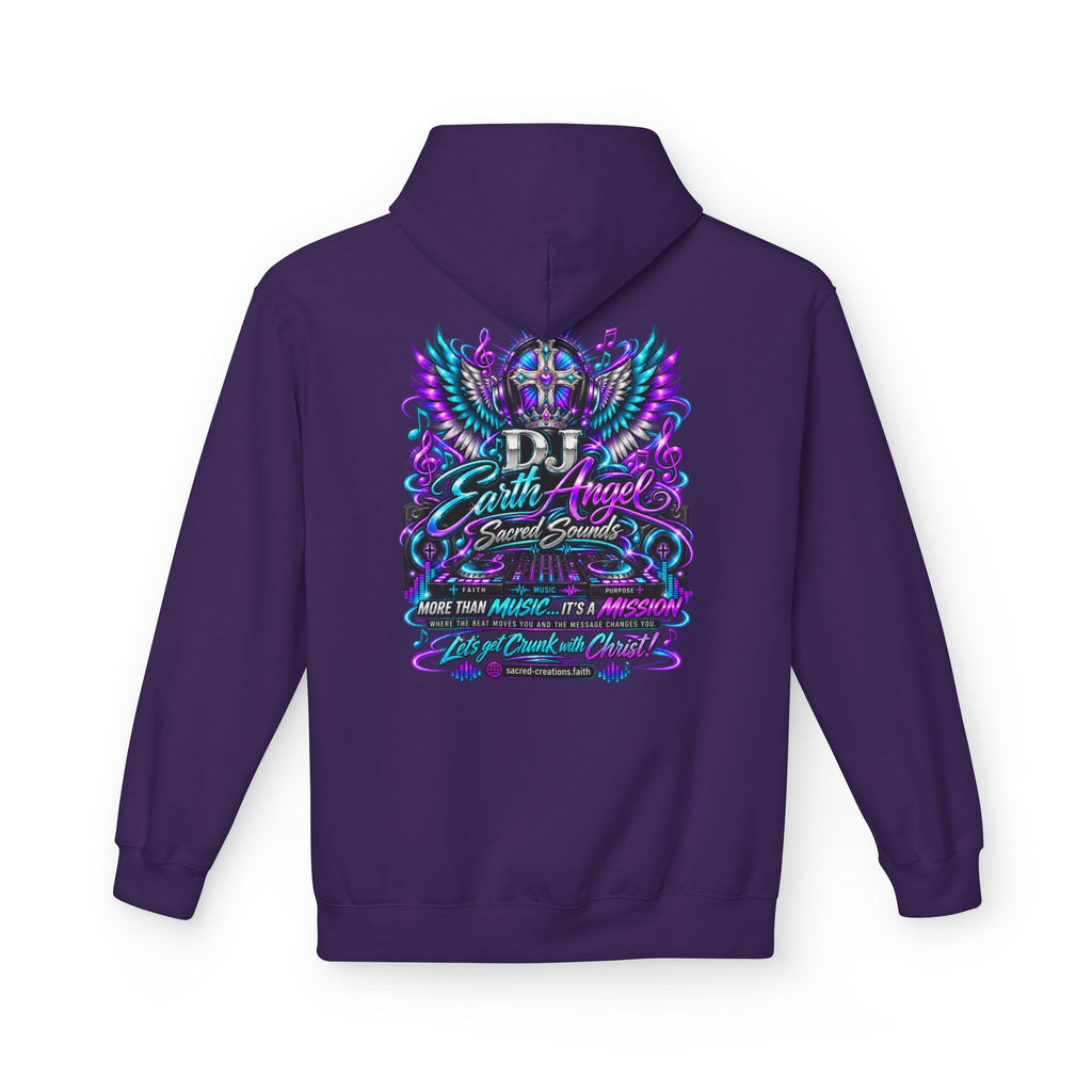 Angel Wings Hoodie — 'Earth Angel' Vaporwave Graphic Pullover