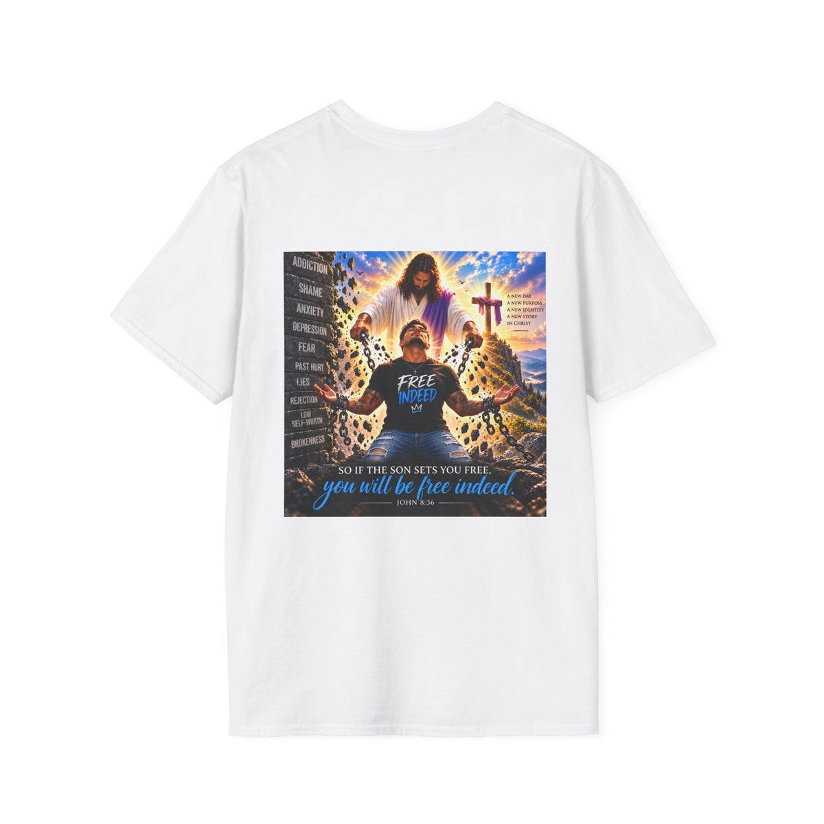 Men's Chain Breaker T-Shirt — Hispanic Man