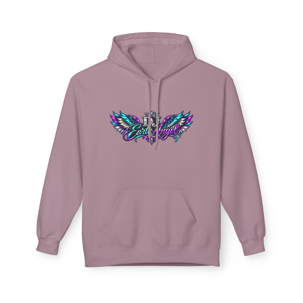 Angel Wings Hoodie — 'Earth Angel' Vaporwave Graphic Pullover