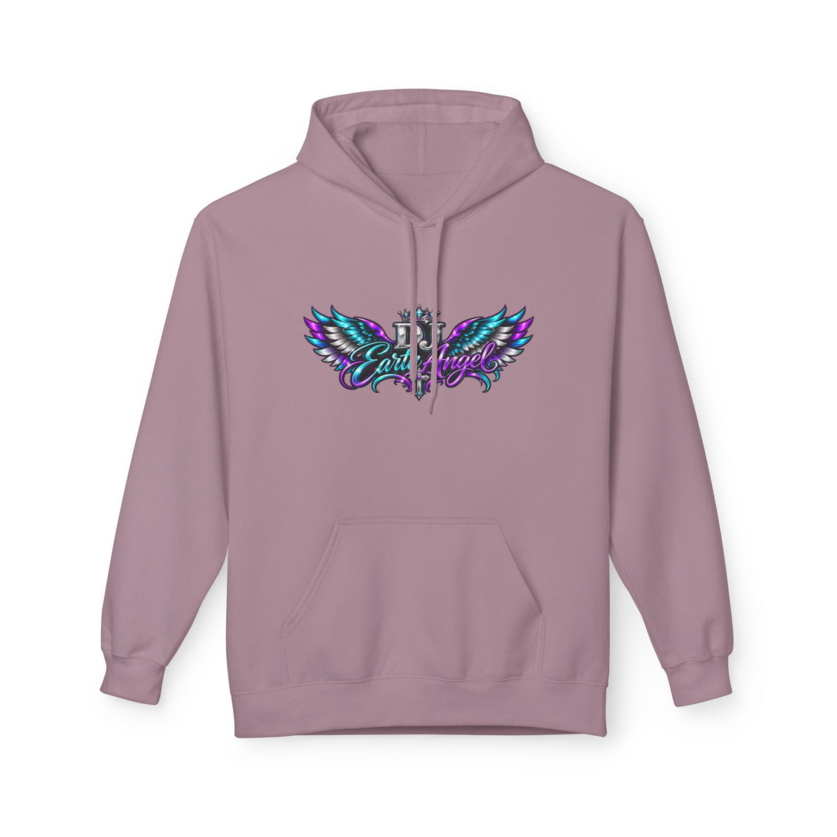 Angel Wings Hoodie — 'Earth Angel' Vaporwave Graphic Pullover