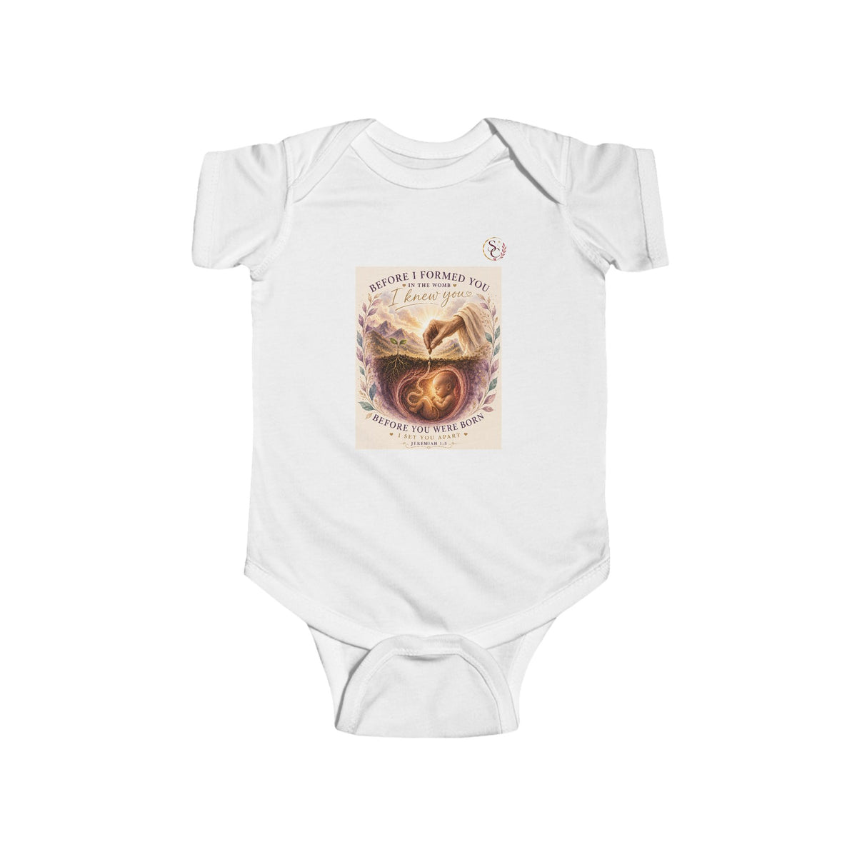 Infant Bodysuit — "Before I Formed You"  Baby Onesie