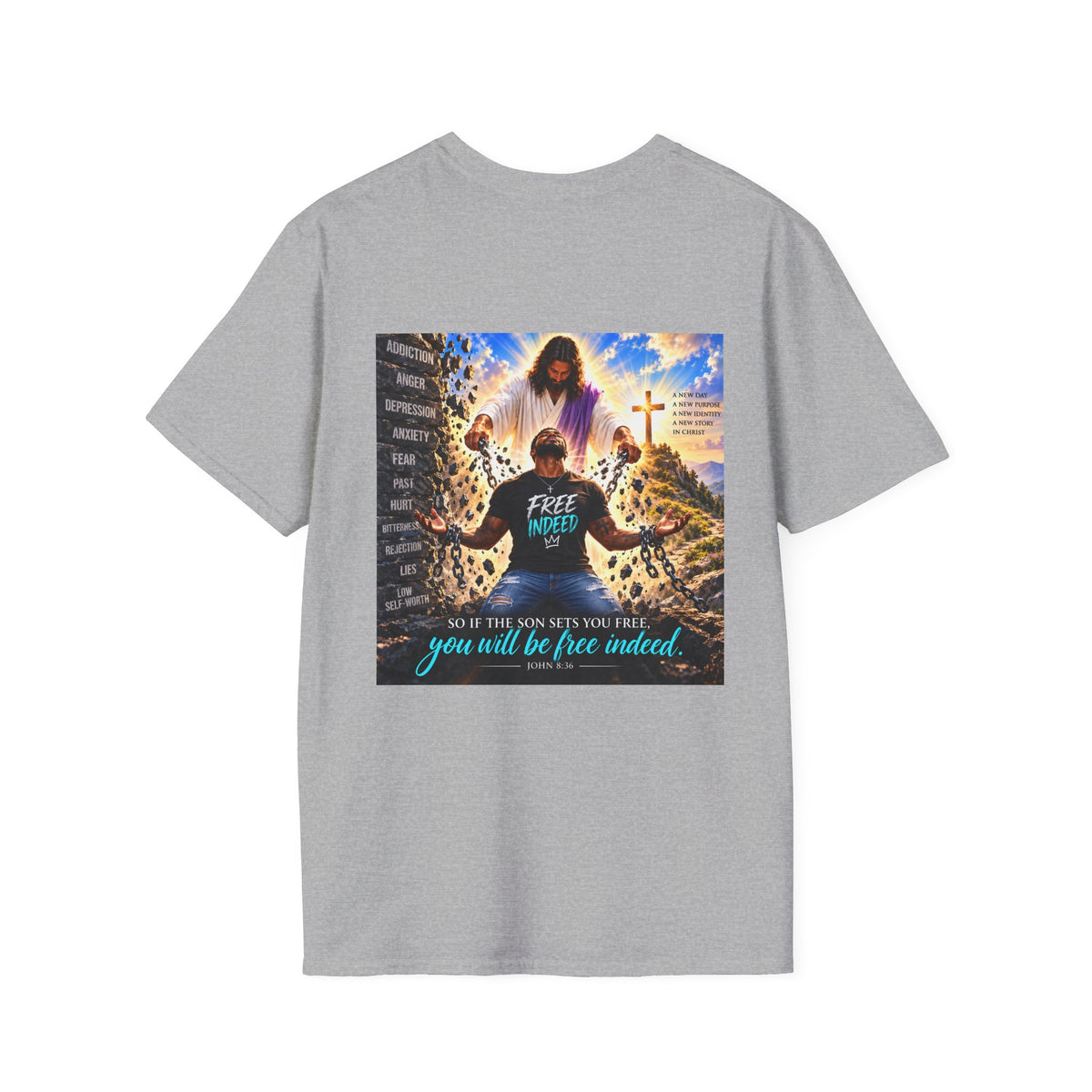 Men's Chain Breaker T-Shirt — African American Man