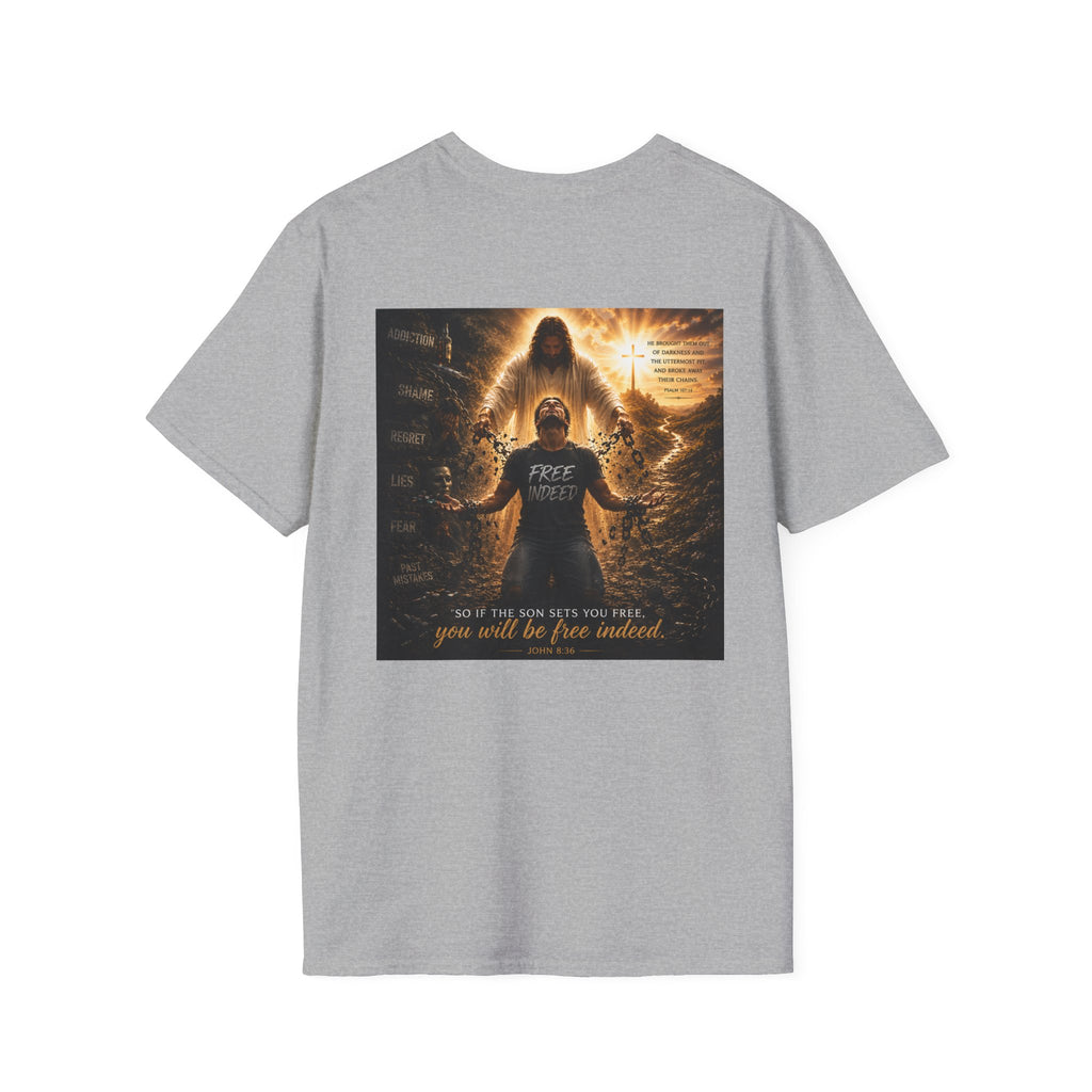 Men's Chain Breaker T-Shirt — Minimal Inspirational Faith Tee