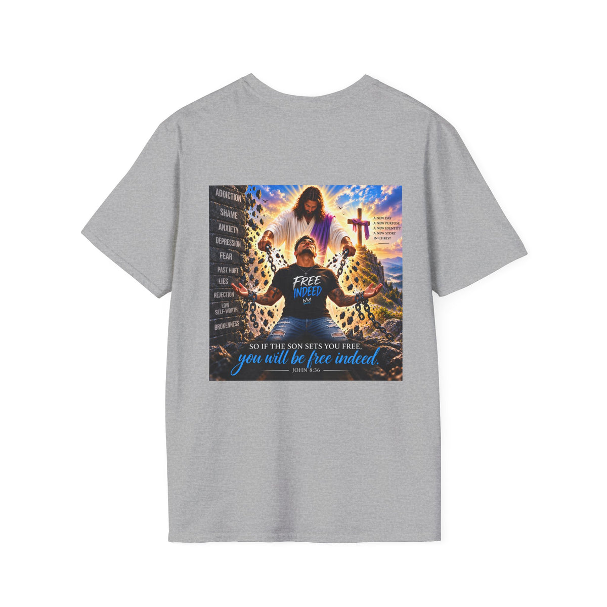 Men's Chain Breaker T-Shirt — Hispanic Man