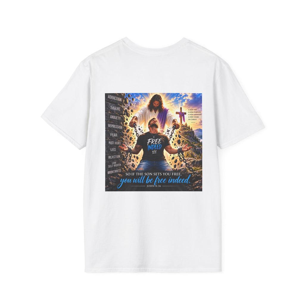 Men's Chain Breaker Christian T‑Shirt — Caucasian