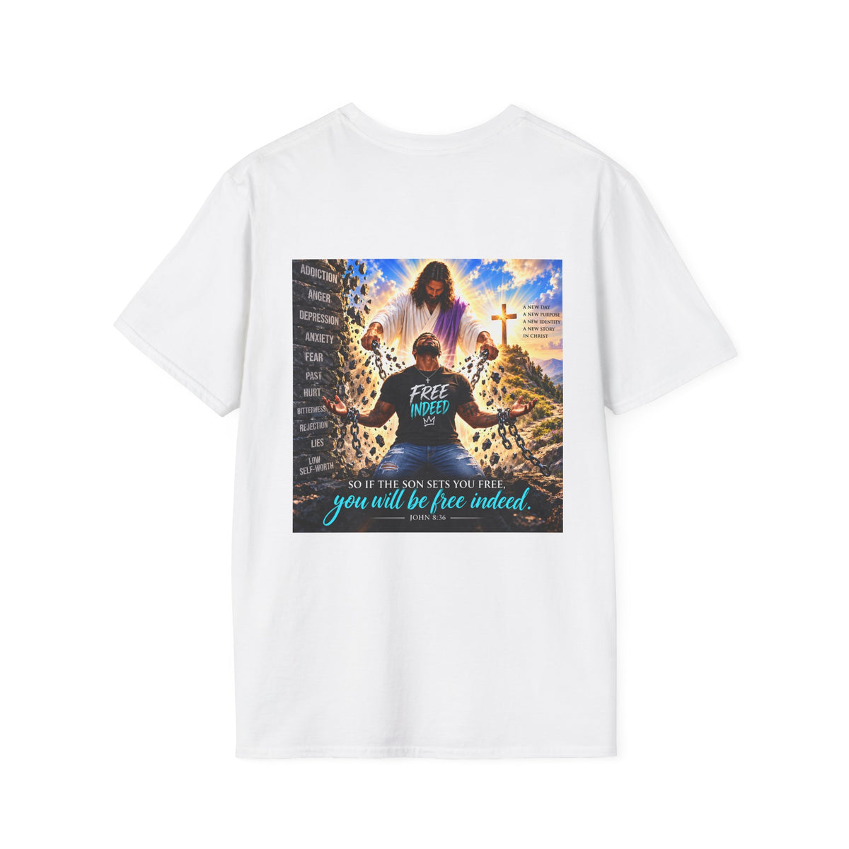 Men's Chain Breaker T-Shirt — African American Man