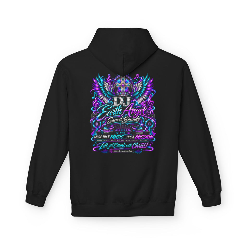 Angel Wings Hoodie — 'Earth Angel' Vaporwave Graphic Pullover