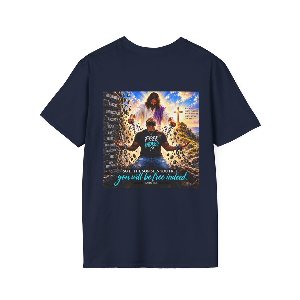 Men's Chain Breaker T-Shirt — African American Man