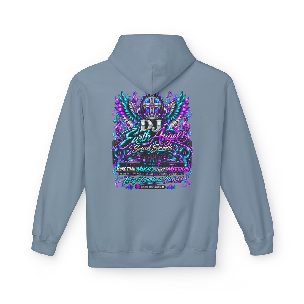 Angel Wings Hoodie — 'Earth Angel' Vaporwave Graphic Pullover