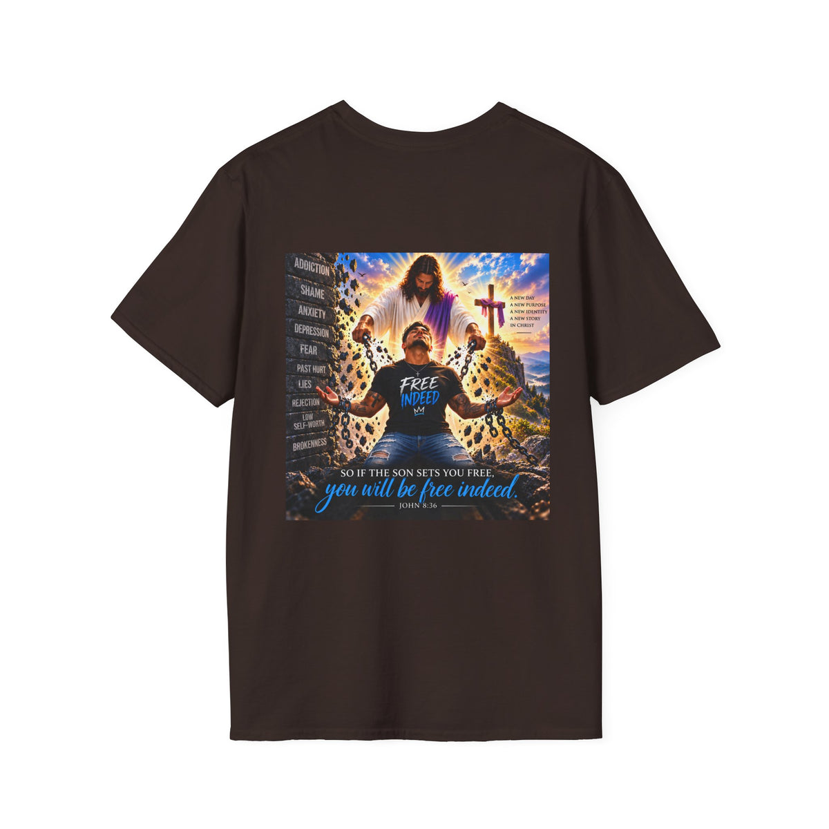 Men's Chain Breaker T-Shirt — Hispanic Man