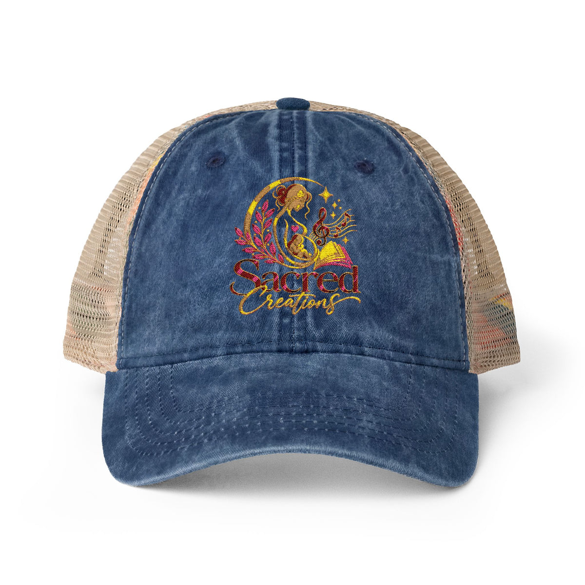 Women's "Sacred Creations" Washed Mesh-Back Cap