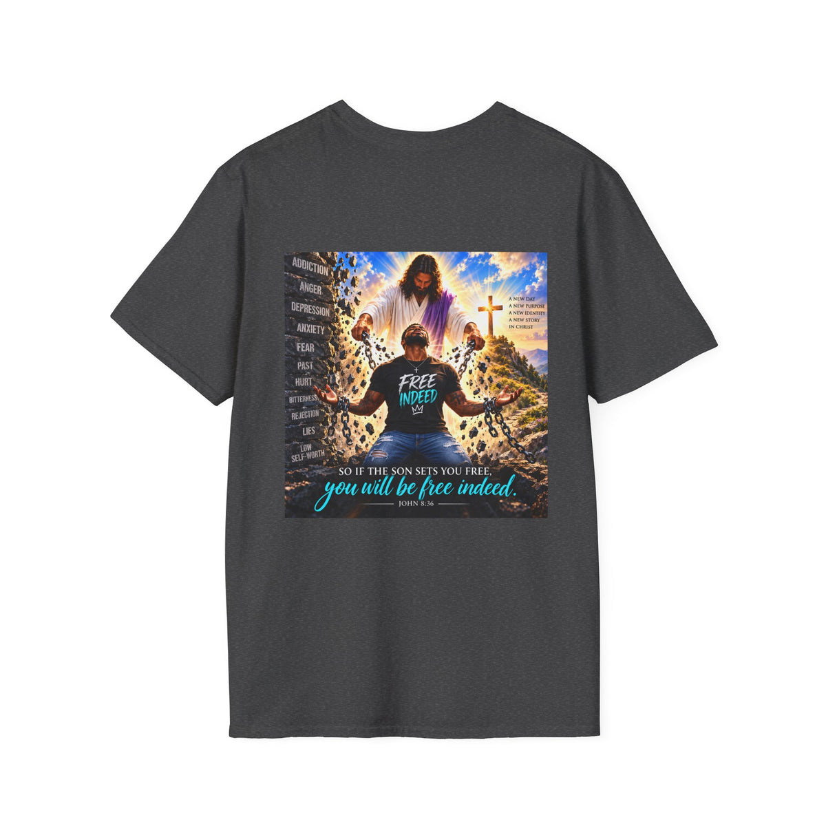 Men's Chain Breaker T-Shirt — African American Man