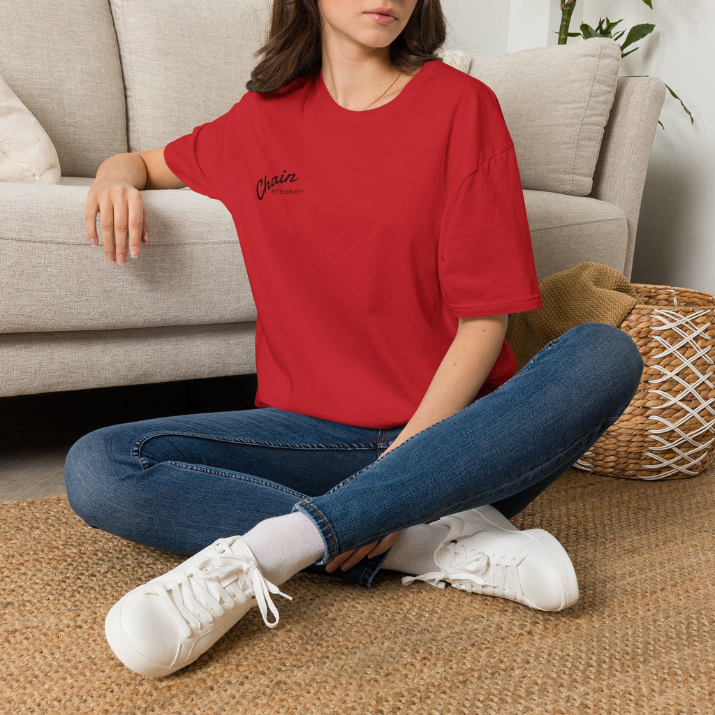 Men's Chain Breaker T-Shirt — Minimal Inspirational Faith Tee