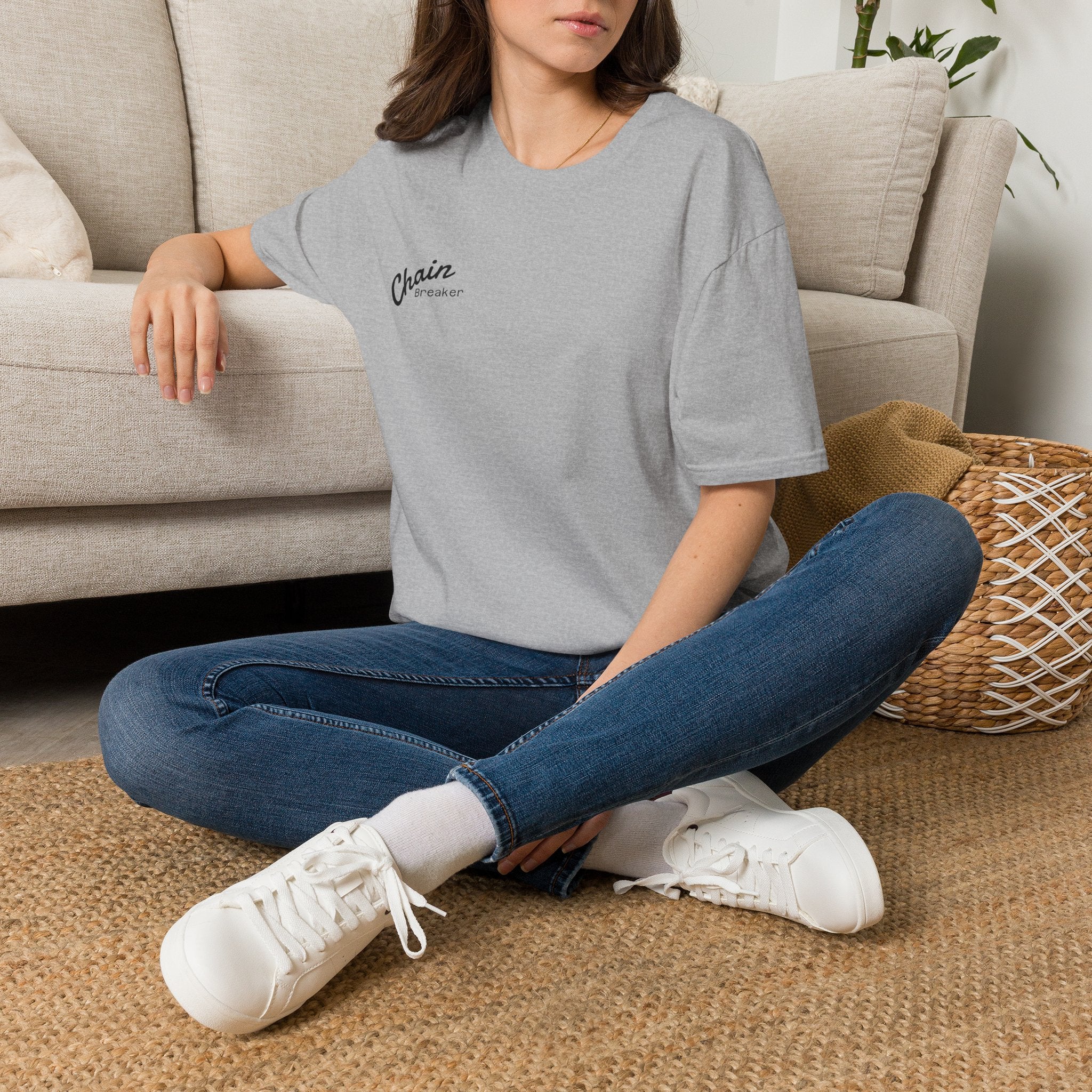 Men's Chain Breaker T-Shirt — Minimal Inspirational Faith Tee