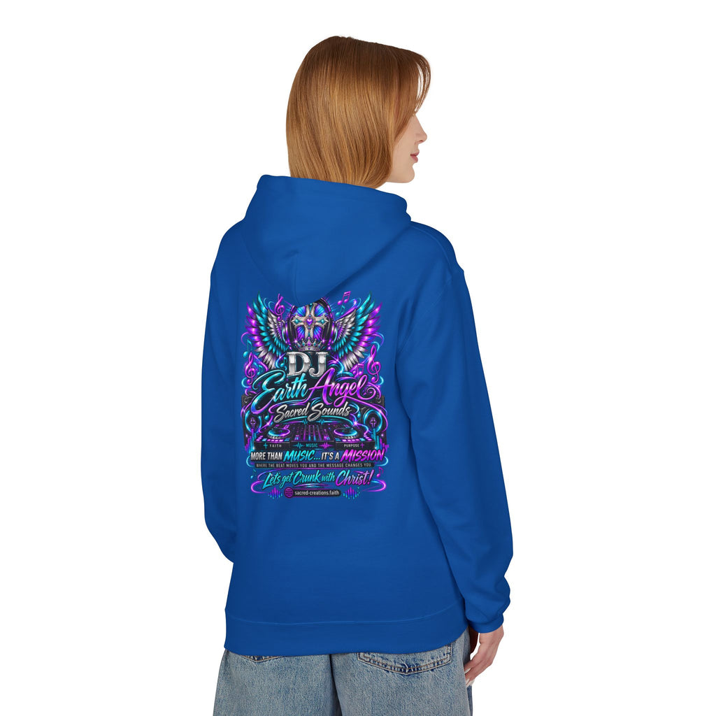 Angel Wings Hoodie — 'Earth Angel' Vaporwave Graphic Pullover