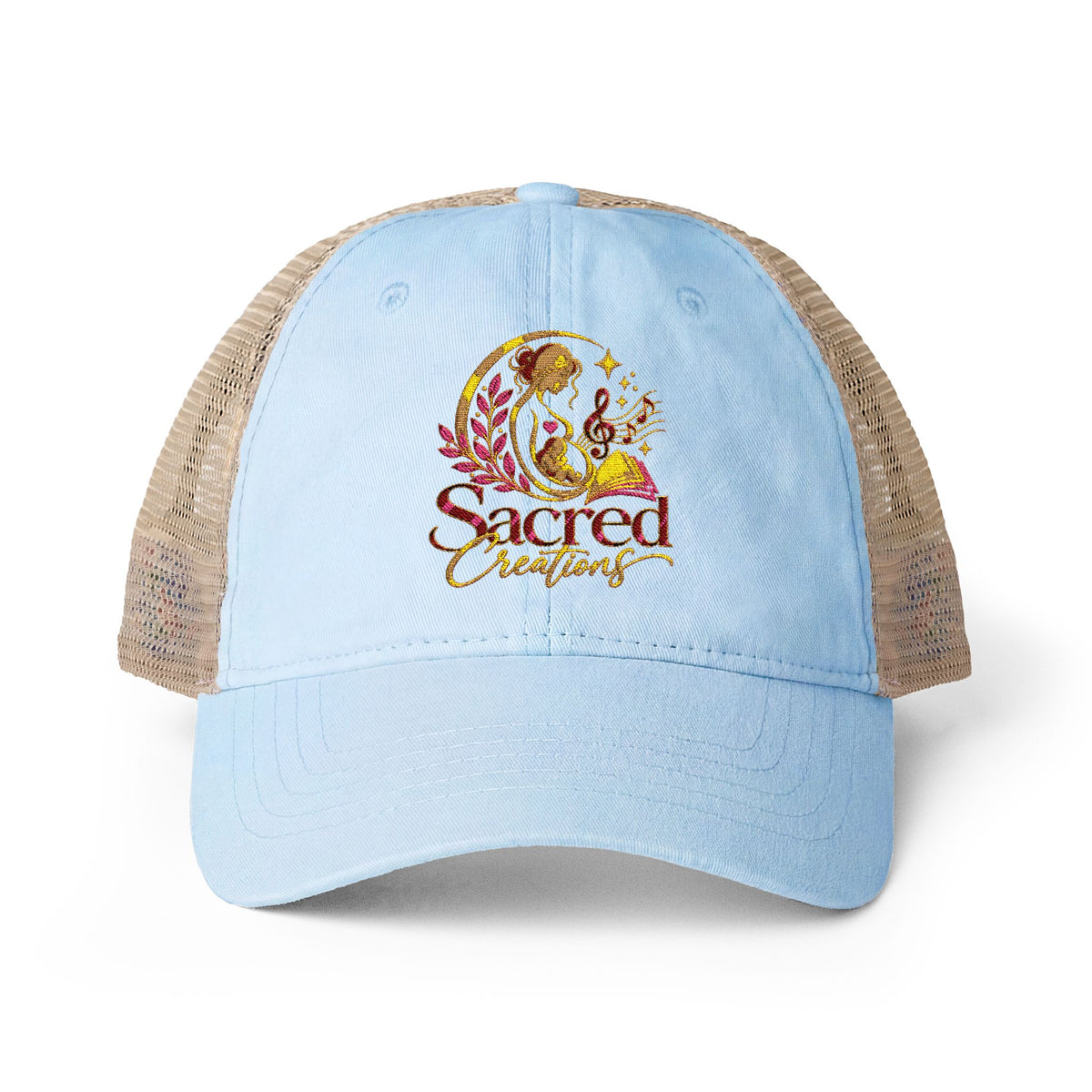 Women's "Sacred Creations" Washed Mesh-Back Cap