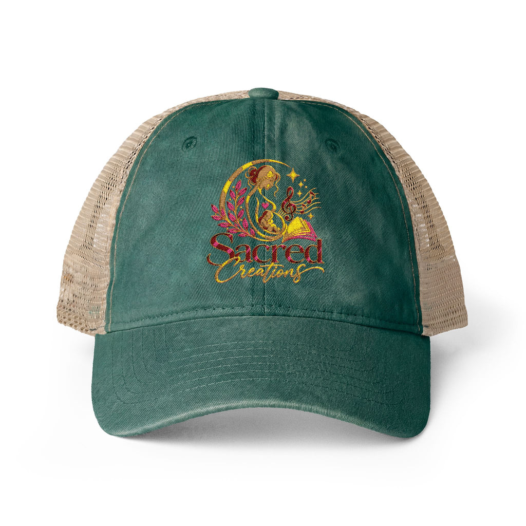 Women's "Sacred Creations" Washed Mesh-Back Cap