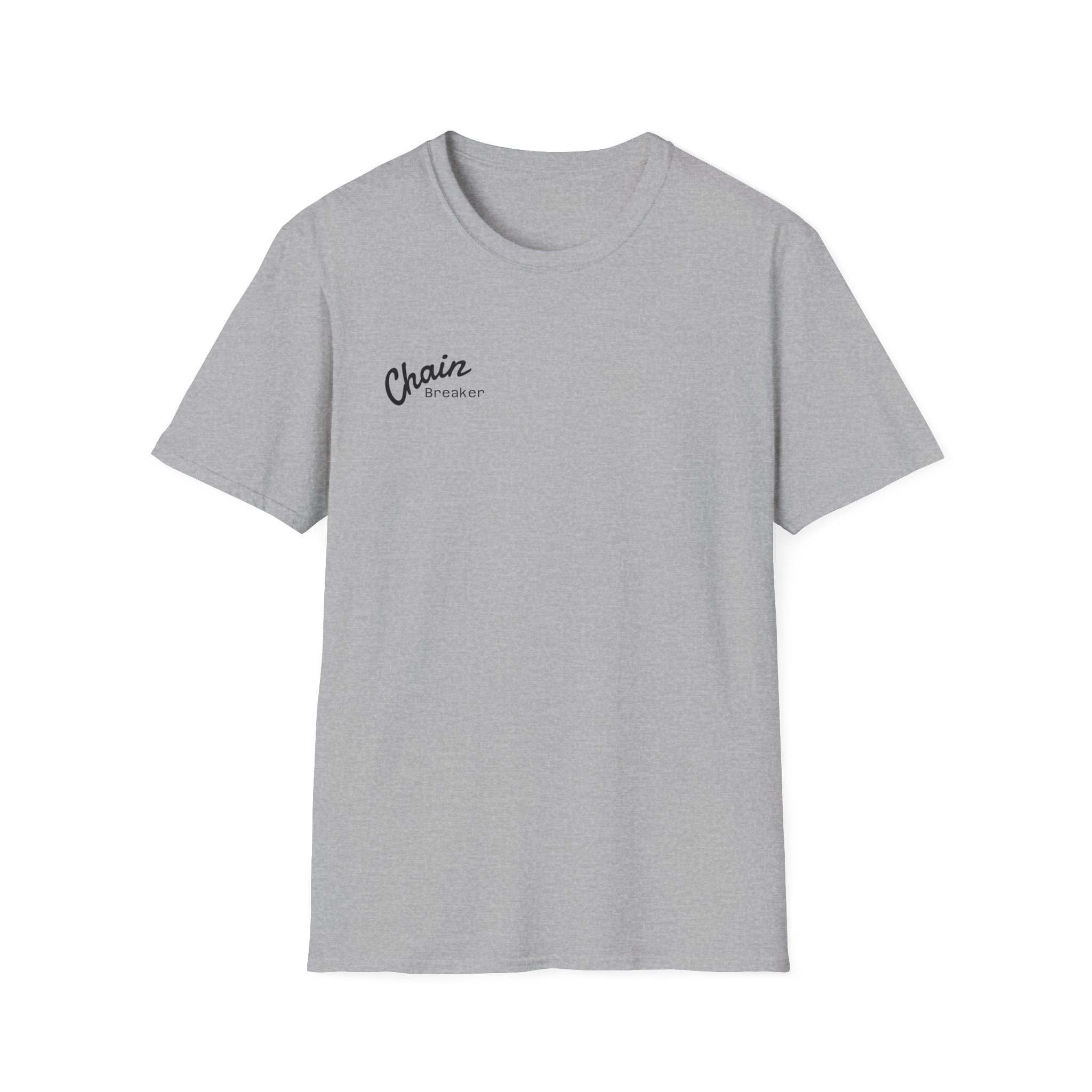 Men's Chain Breaker T-Shirt — Minimal Inspirational Faith Tee