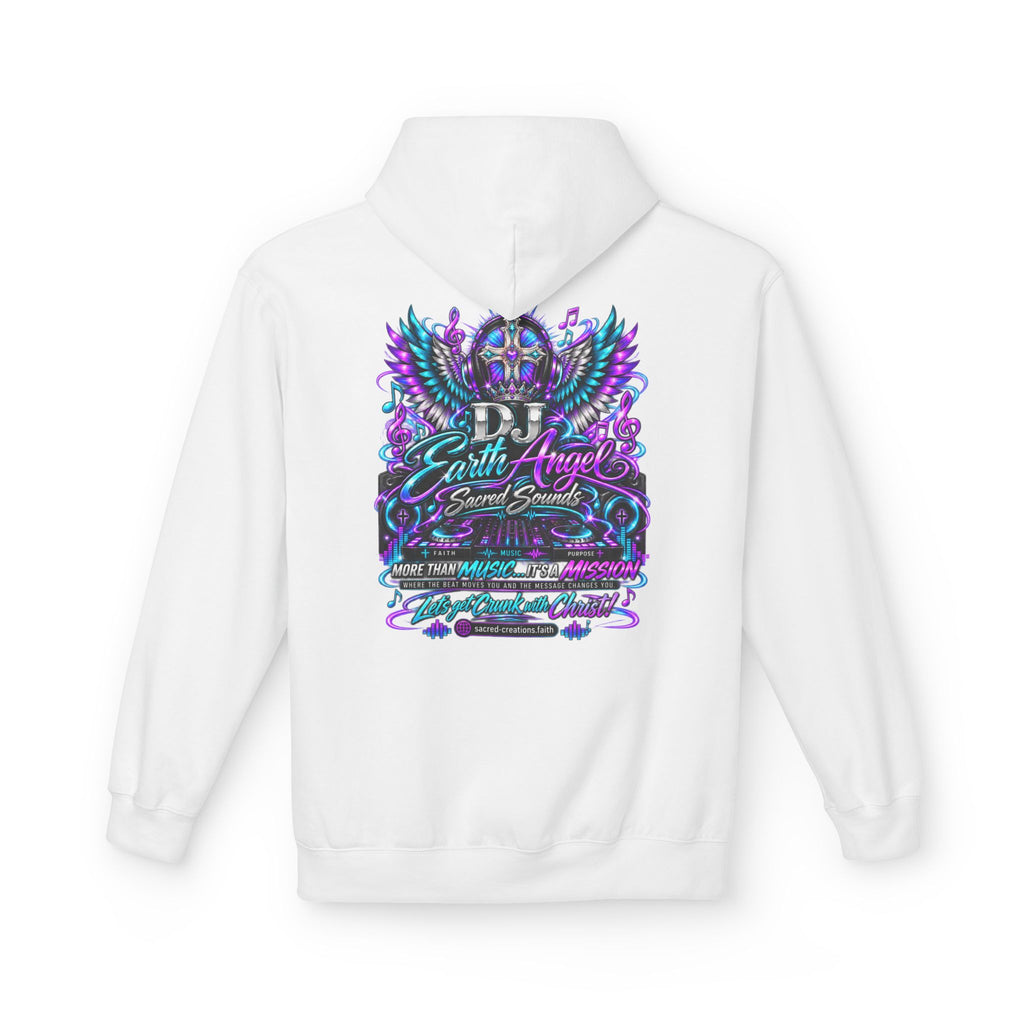 Angel Wings Hoodie — 'Earth Angel' Vaporwave Graphic Pullover