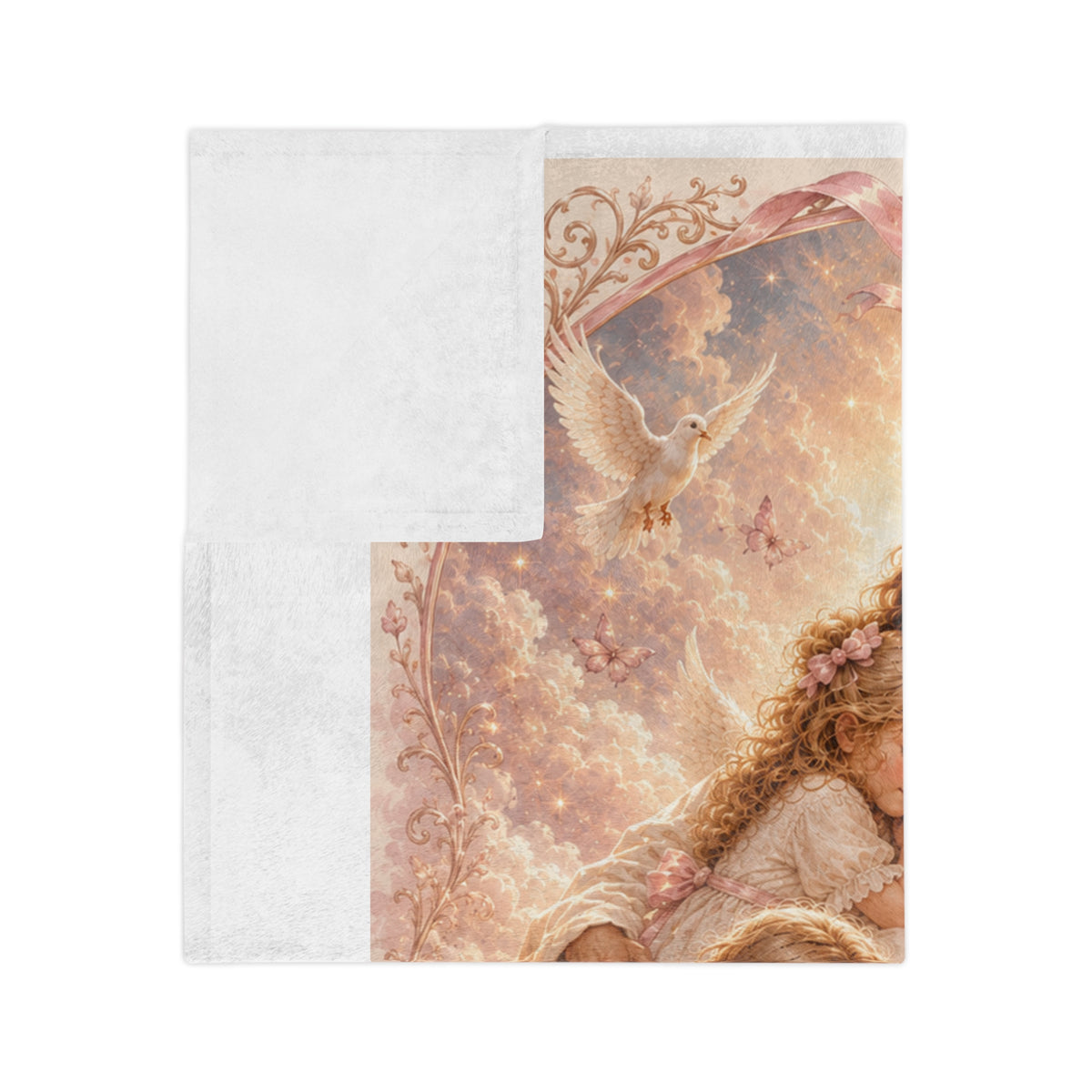 Christian Velveteen Blanket — "Fearfully and Wonderfully Made" Scripture Throw