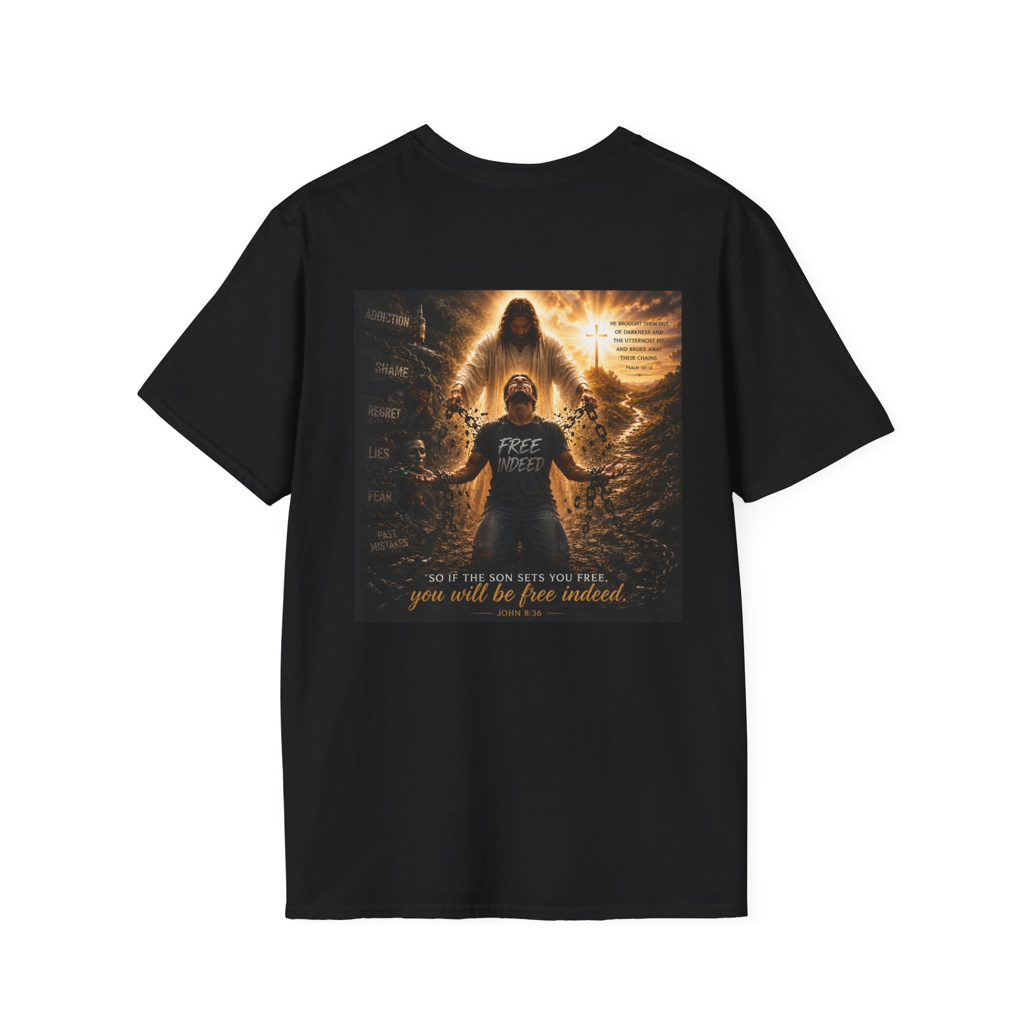 Men's Chain Breaker T-Shirt — Minimal Inspirational Faith Tee