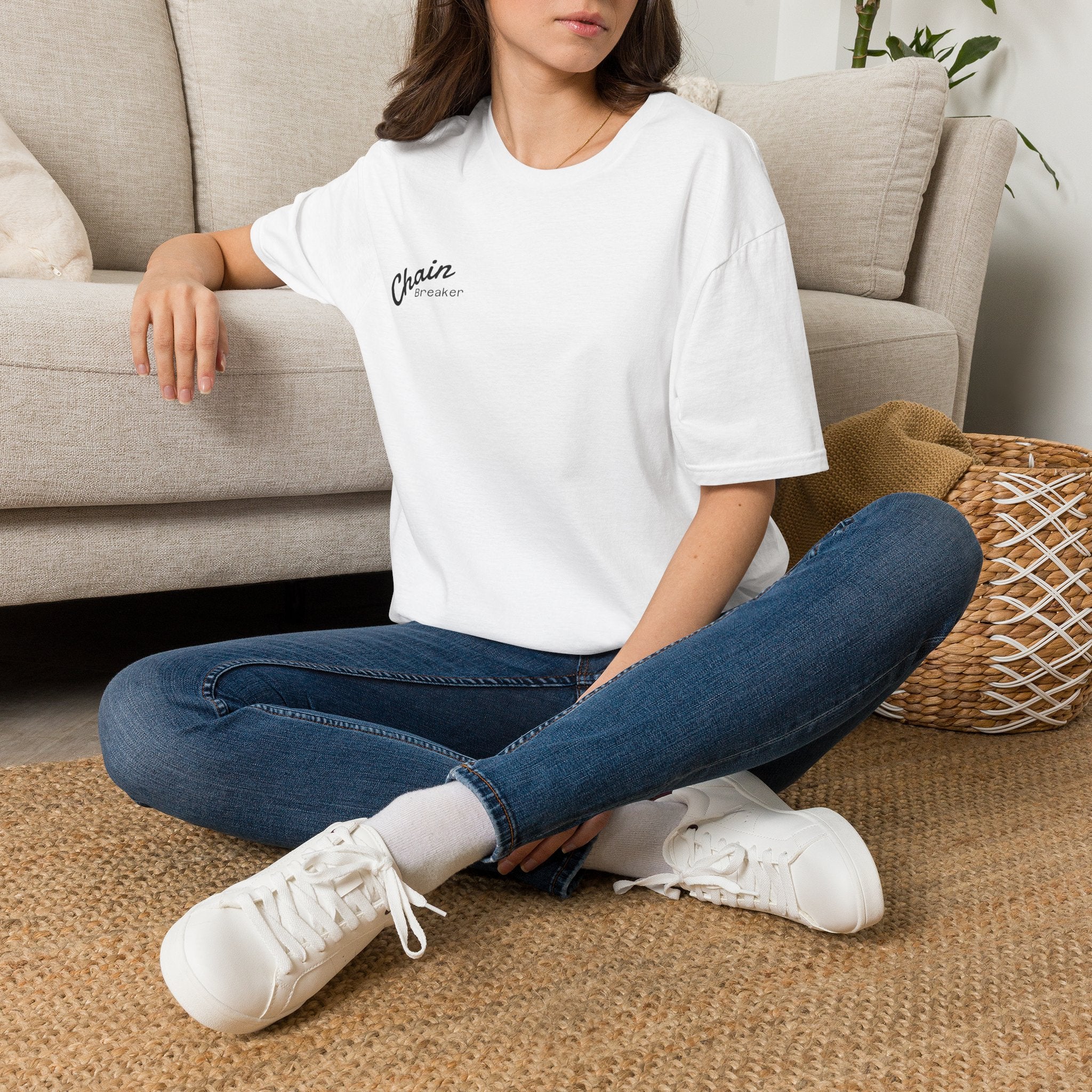 Men's Chain Breaker T-Shirt — Minimal Inspirational Faith Tee
