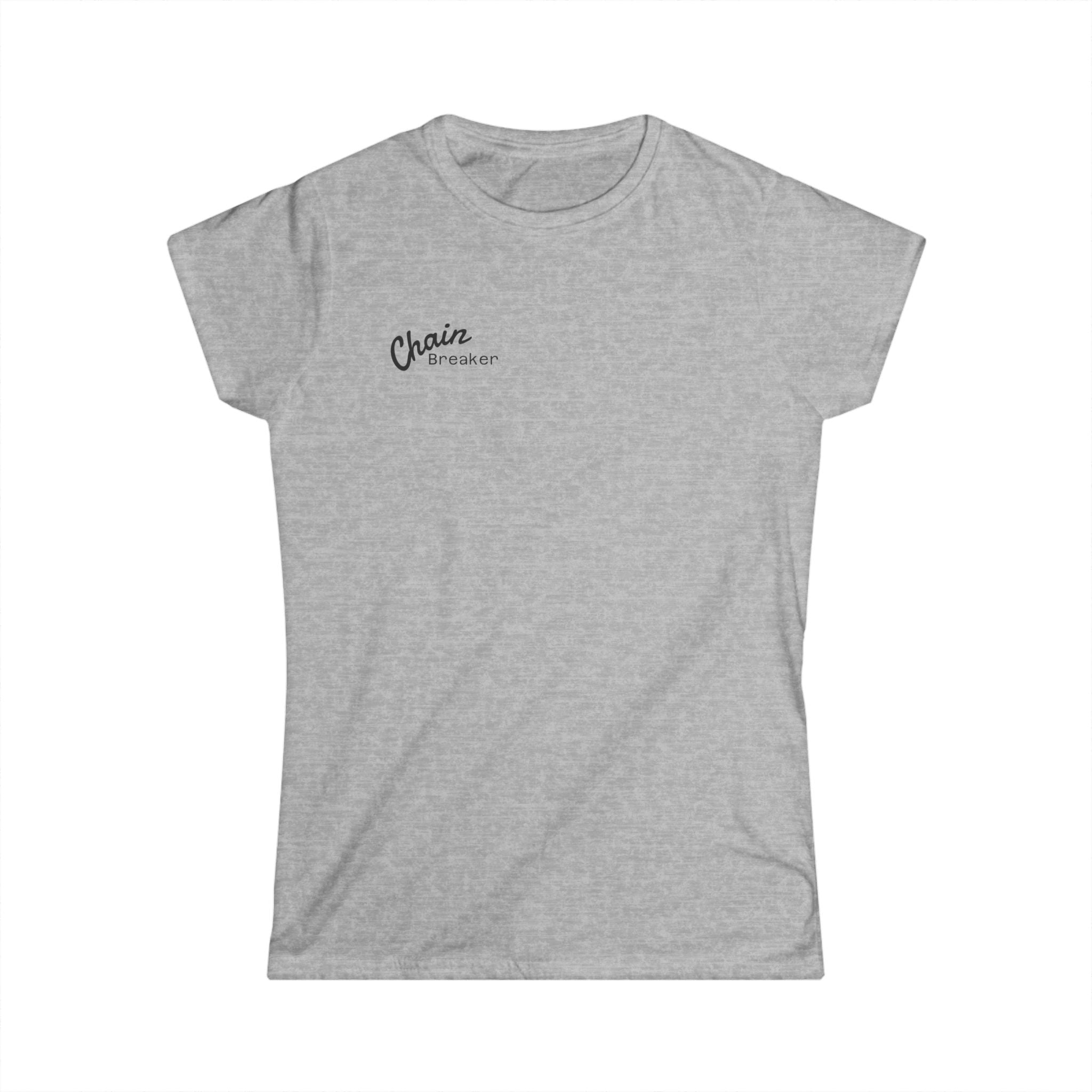 Women’s Chain Breaker Tee – Inspirational 'You Will Be Free Indeed' Graphic Shirt